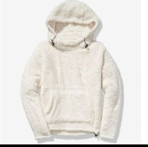 PINK Funnel Neck Sherpa Pull Over Hoodie